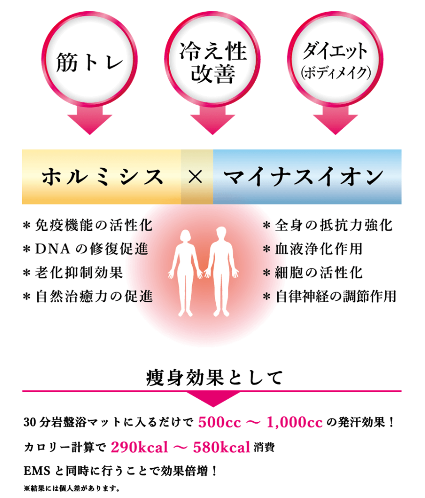 仙台でパーソナルトレーニングジムに匹敵する寝るだけ体質改善トレーニング【岩盤温活エクササイズ】　　